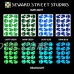Seward Street Studios Reflective Decals Small Skull Set – Reflective Skulls Safety Sticker Kit – Skull Reflector Stickers - B078FW9T6B